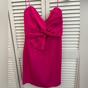 Lush hot pink dress